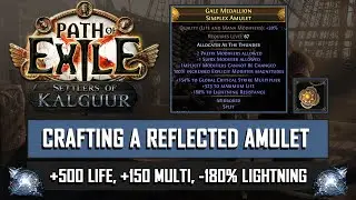 [POE 3.25] Crafting a Mirror Reflected Doryani's Amulet