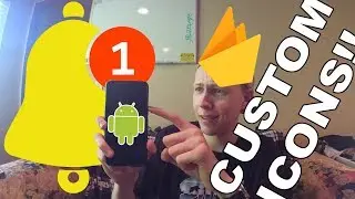 How to Change Firebase Notification Icons for Android - FCM Custom Icons Tutorial