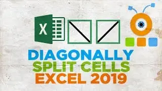 How to Diagonally Split Cells in Excel 2019