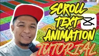 Tutorial | Scroll Text Animation using Capcut