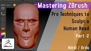 Mastering ZBrush: Pro Techniques to Sculpt a Realistic Human Head | Hindi / Urdu