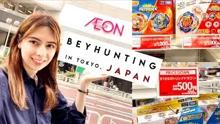 BEYBLADES ARE SO CHEAP in JAPAN! Beyhunting/ Purchasing Beys in Tokyo | New beys for $4 etc.