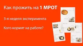 Третья неделя эксперимента Как прожить на 1 МРОТ в 2021 году?