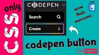 Codepen Button Gradient | 🔥 ONLY CSS 🔥| No Javascript