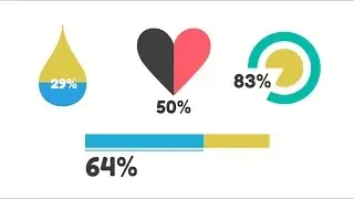 4 FREE Animated Percentage Elements - Motion 5 & FCP Template