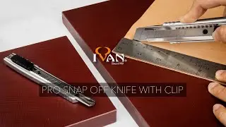 Pro Snap Off Knife With Clip