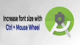 Android Studio Setting: Increase font size with 