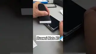 Huawei Mate X3 Unboxing with screen protector Applying Process #shorts