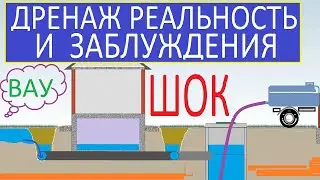 ДРЕНАЖ  УЧАСТКА РЕАЛЬНОСТЬ И ЗАБЛУЖДЕНИЯ