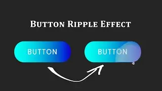 Button Ripple Effect on Click Using CSS3 & Vanilla Javascript @tonudipacoding