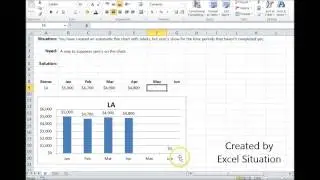 Excel Bar Chart Suppress Zeros