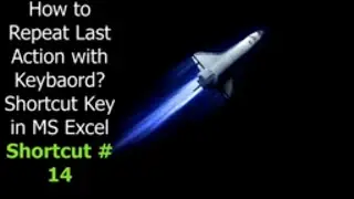 How to Repeat the Last Action with Keyboard | MicrosoftExcel Keyboard Shortcut Key for Windows 10-11