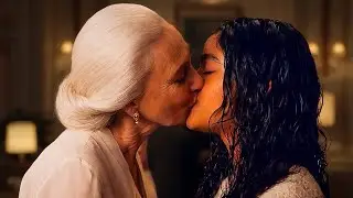 Older Women and Young Latinas | Lesbians Kissing Video