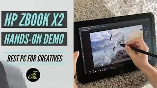 HP ZBook x2 hands-on Demo/Review - Best laptop-tablet hybrid PC for Creatives