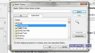 Unsubscribe IMAP folders in Outlook