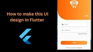 How to make this UI design in Flutter||@simplecoderbk6048 @freecodecamp ||#flutter