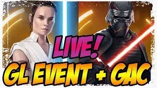 Starting to unlock Galactic Legends Rey + Kylo, plus my GAC! | Star Wars: Galaxy of Heroes