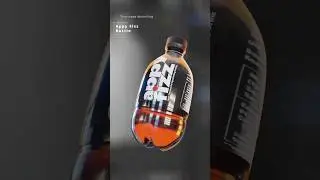 Appy Fizz Bottle Modelling Timelapse | Product Modelling #art #blenderanimation #phonk