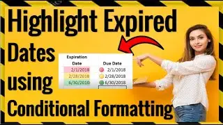 🆂🅾🅻🆅🅴🅳 ✔ Use Conditional Format to Highlight Overdue Dates | Essential Skill with Excel | Get Smart