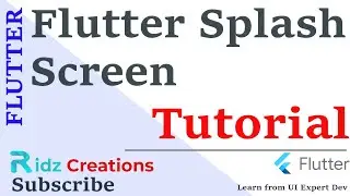 🔴Flutter Splash Screen for both Android and iOS🔴