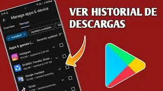 Cómo ver el historial de descargas en Google Play Store (2024) |