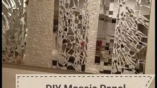 DIY  mosaic  panel; Pier One Inspired