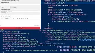 58. Create Insert Product Category Page Using PHP & MySQL