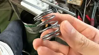How to make a hand-wound spring