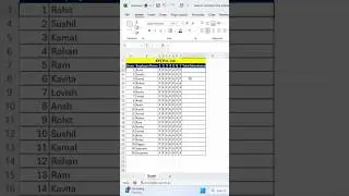 Excel Interview Question - How to count Total Attendance in Excel | Learn Daily Excel