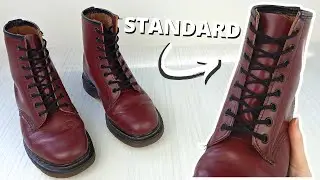 HOW TO LACE DOC MARTENS (STANDARD Way)