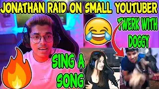 🤣Jonathan Raid on Small Youtuber 😍 & Funny Twerk with Dog L:over 🐶😂