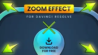 How to quickly zoom in smoothly in DaVinci Resolve with The Zoom Effect