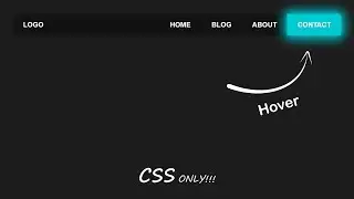 CSS Neon Menu Animation | CSS Animation