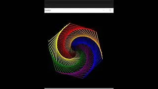 How to draw Colorful Spiral Web using python turtle #pythonturtle #spiral #web #design  #howtodraw