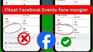 Hvordan fikse hendelser-fanen som mangler fra Facebook 2024 |  Fanen Events mangler problemløsning