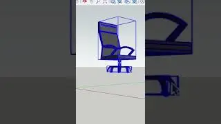 How to convert 2d image of office chair into 3d in SketchUp Easily | Sketchup change image into 3D |