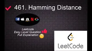 461 Hamming Distance | Leetcode Easy Level Questions Complete Playlist in Python