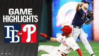 Rays vs. Phillies Game Highlights (9/9/24) | MLB Highlights