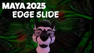 Maya 2025 - Edge Slide Move