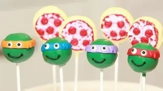 TEENAGE MUTANT NINJA TURTLES CAKE POPS - NERDY NUMMIES