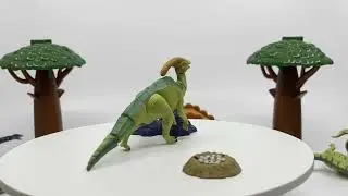 Takara Tomy ANIA Animal Advanture AL-18 Dinosaur Parasaurolophus  Mini Fun Land  (001134 voice en)