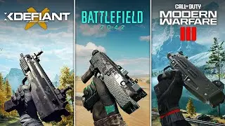 Call of Duty Modern Warfare 3 vs Battlefield 2042 vs XDefiant | Weapons Comparison