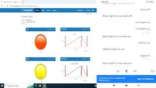 Voice controlled Light using Thinkspeak cloud and IFTTT Applets