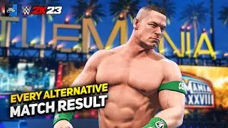 WWE 2K23 | All Showcase Cutscenes WHEN JOHN CENA WINS 🤯