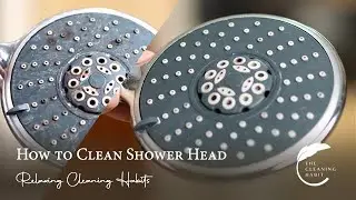 How to Clean Shower Head | Descale Your Shower Head | Clean Shower Buildup | Clean Bathroom