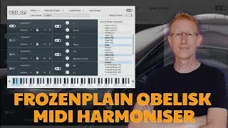 FrozenPlain Obelisk MIDI Harmoniser Plugin FREE for Focusrite Plugin Collective members!