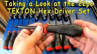 Taking a quick look at the TEKTON 22 Piece HEX Driver Set. DHX91301