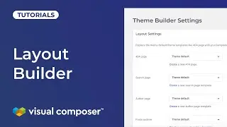 How To Create A Custom Post Template | Visual Composer Layout Builder