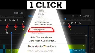 How to Remove all Markers in Premiere Pro with 1 Click?