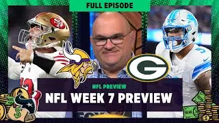 NFL Week 7 Preview: 49ers vs. Chiefs, Vikings vs. Lions, Packers vs. Texans, and more!